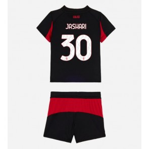 AC Milan Ardon Jashari #30 Hjemmebanetrøje Børn 2025-26 Kortærmet (+ Korte bukser)